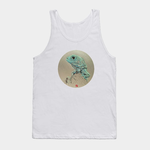 Lizard Tank Top by Lara Plume